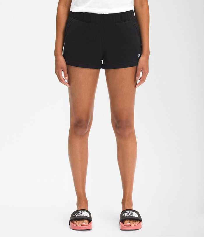Pantalones Cortos The North Face Mujer Logo Negras - Peru 25067RUAG
